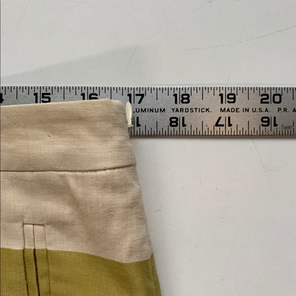 Unworn JCrew striped miniskirt, linen/cotton blend - Picture 6 of 8